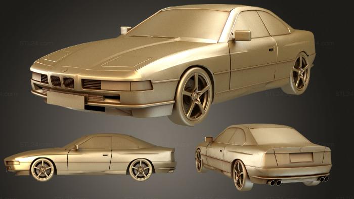 Автомобили и транспорт (BMW 850, CARS_0841) 3D модель для ЧПУ станка